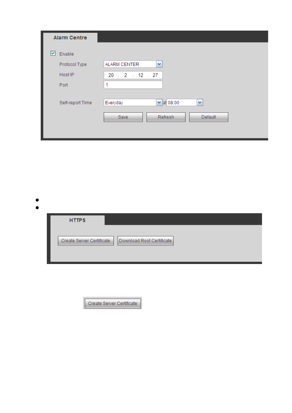 16 https, 1 create server certificate, Https | AGI Security SYS-16HN44P User Manual | Page 269 / 324