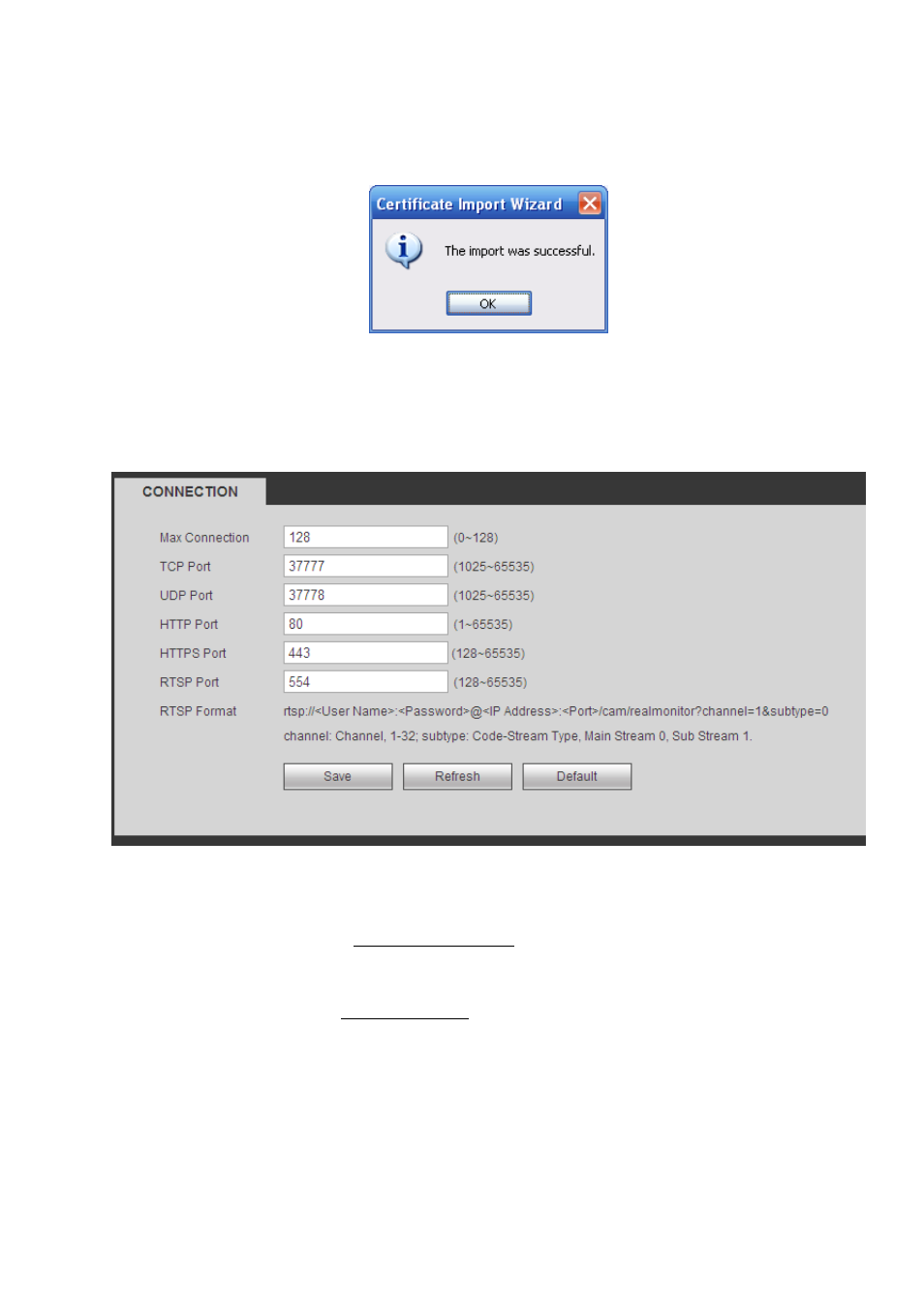 3 view and set https port, 4 login, 3 event | 1 video detect, 1 motion detect, Event, Video detect | AGI Security SYS-16HN44P User Manual | Page 273 / 324