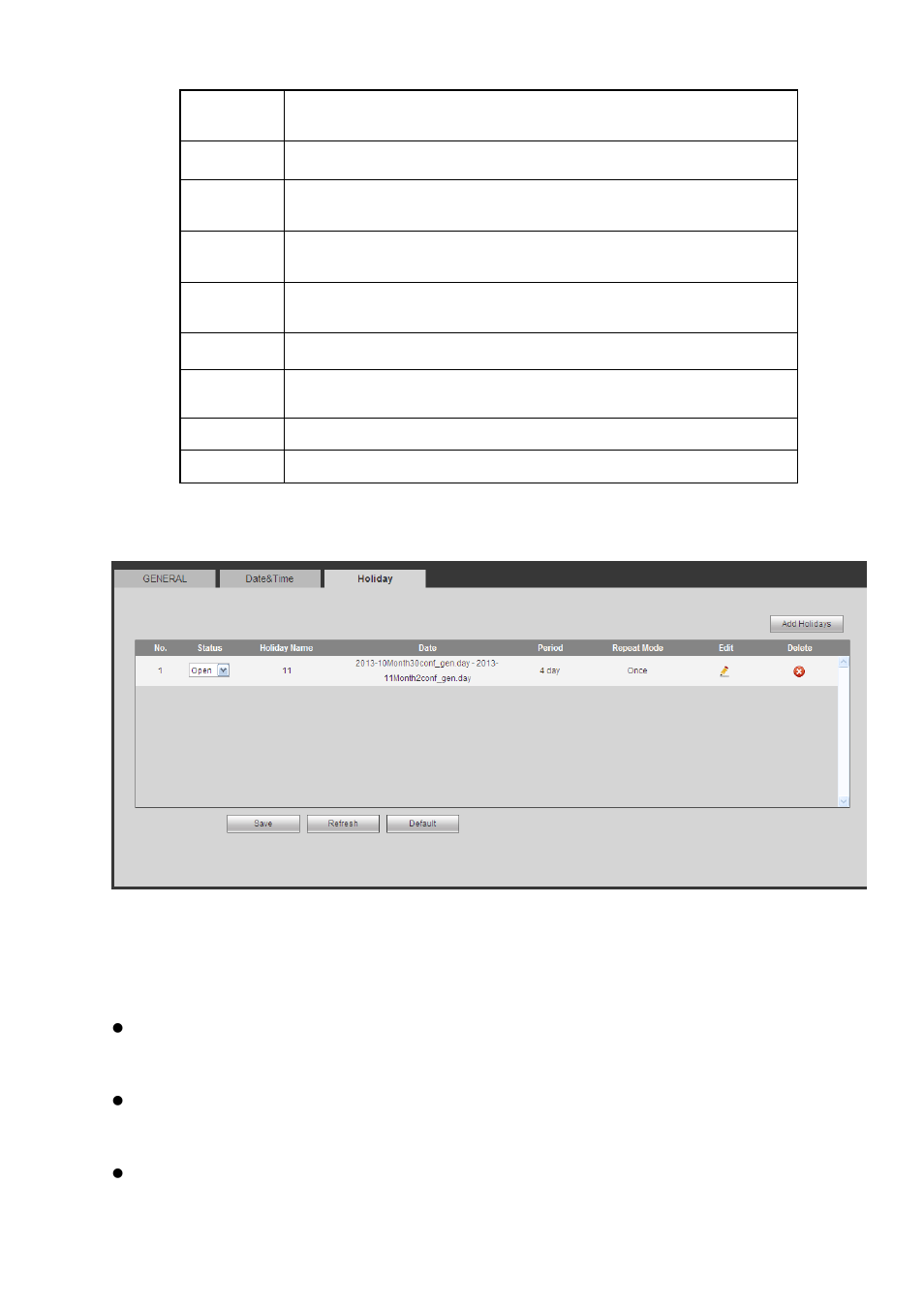 3 holiday setup, 2 account, Account | AGI Security SYS-16HN44P User Manual | Page 293 / 324