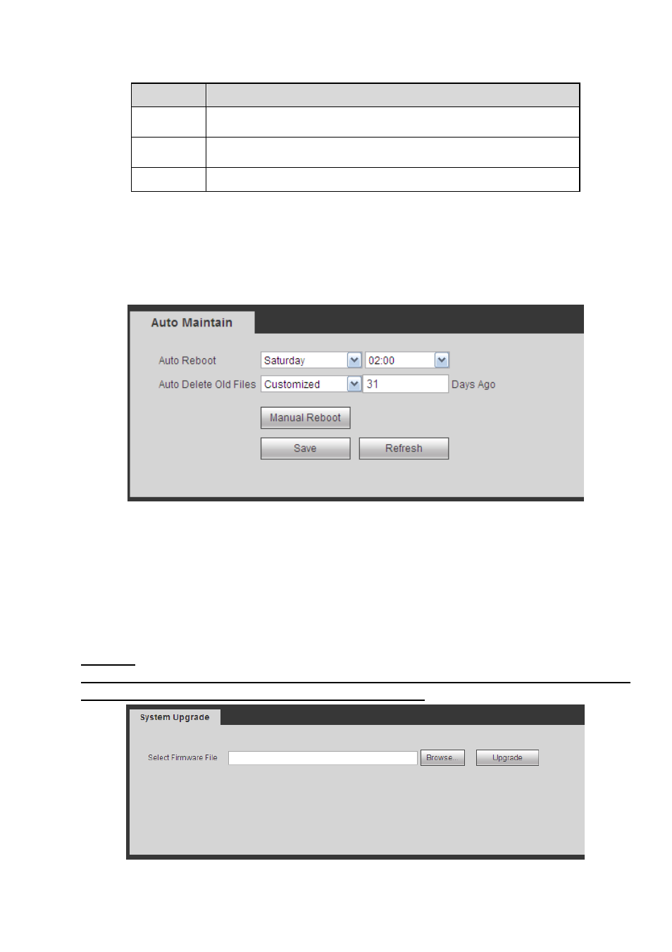 7 auto maintain, 8 upgrade, Auto maintain | Upgrade | AGI Security SYS-16HN44P User Manual | Page 300 / 324