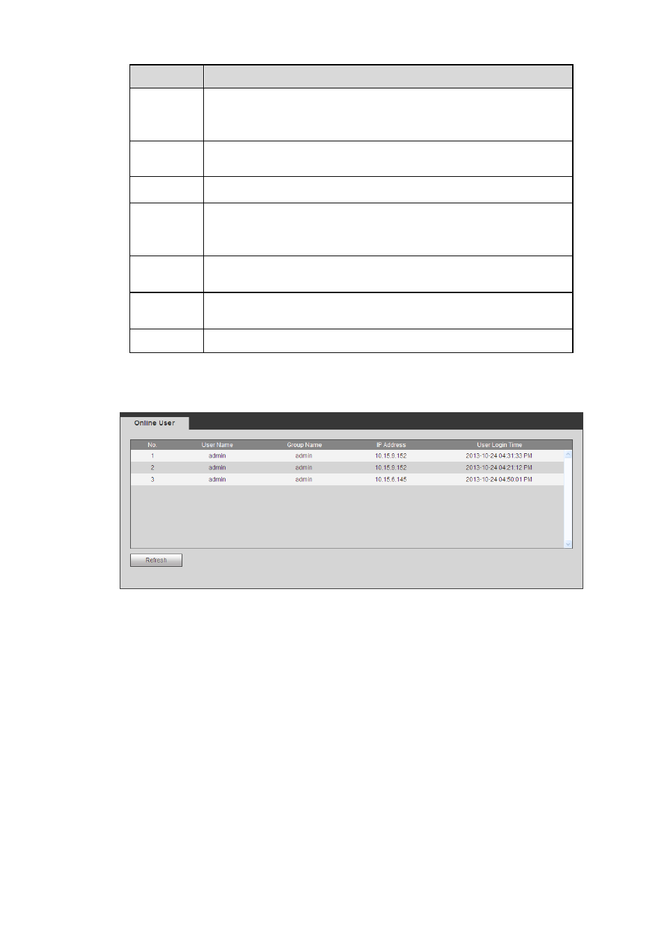 3 online user, 10 playback, Online user | AGI Security SYS-16HN44P User Manual | Page 304 / 324