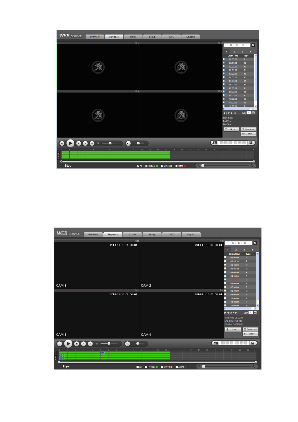 3 playback, Playback | AGI Security SYS-16HN44P User Manual | Page 306 / 324