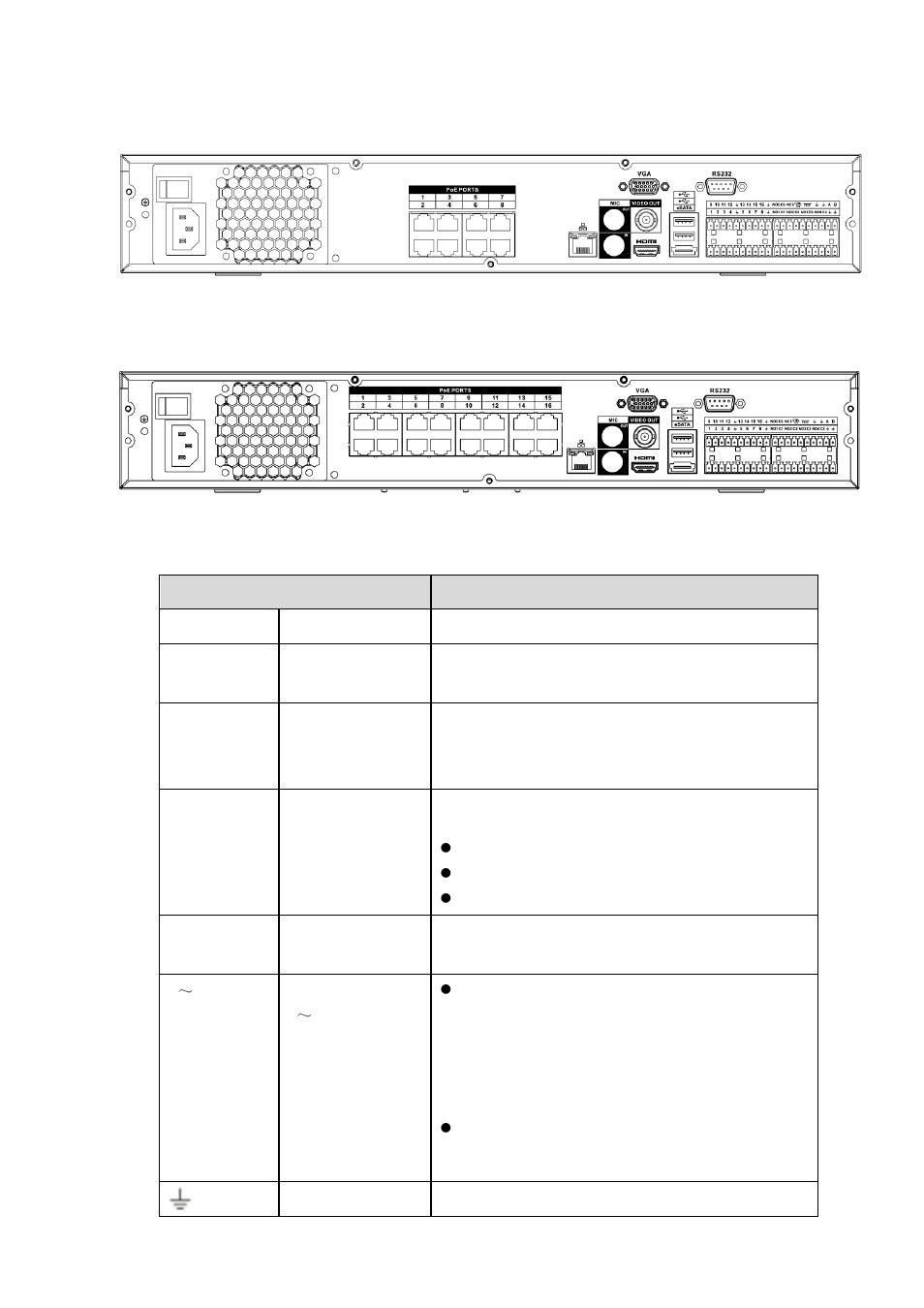 13 nvr74-8p/74-16p series, Nvr74-8p/74-16p series | AGI Security SYS-16HN44P User Manual | Page 74 / 324