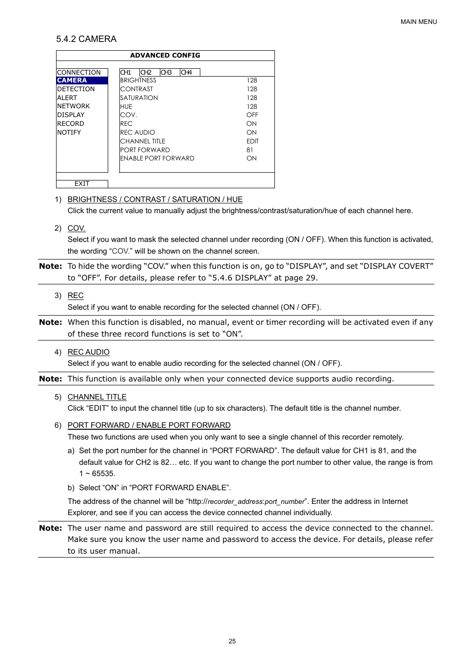 2 camera | AGI Security SYS-4HNVR304 Manual User Manual | Page 31 / 95