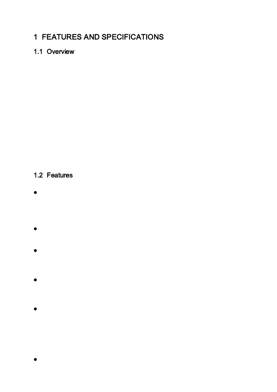1 features and specifications, 1 overview, 2 features | Features and specifications, Overview, Features | AGI Security SYS-HC0451S2 User Manual | Page 11 / 276