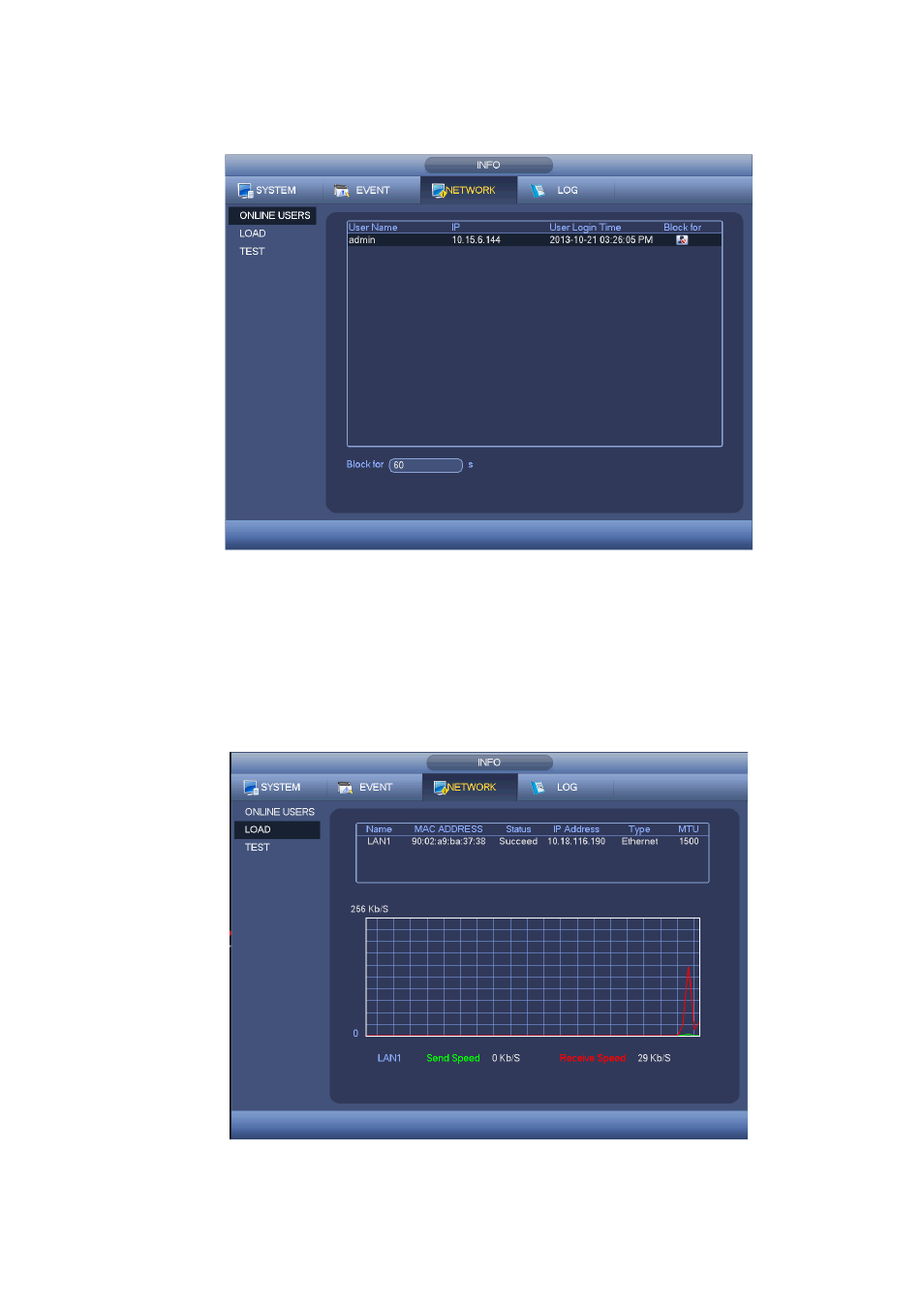 2 network load, 3 network test | AGI Security SYS-HC0451S2 User Manual | Page 132 / 276