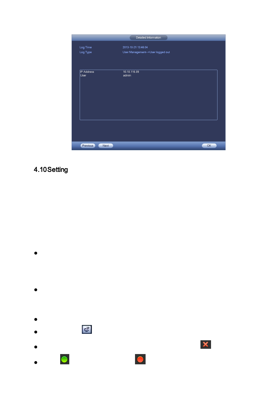 10 setting, 1 camera, 1 remote device (for digital channel only) | 1 remote device, Setting, Camera | AGI Security SYS-HC0451S2 User Manual | Page 135 / 276