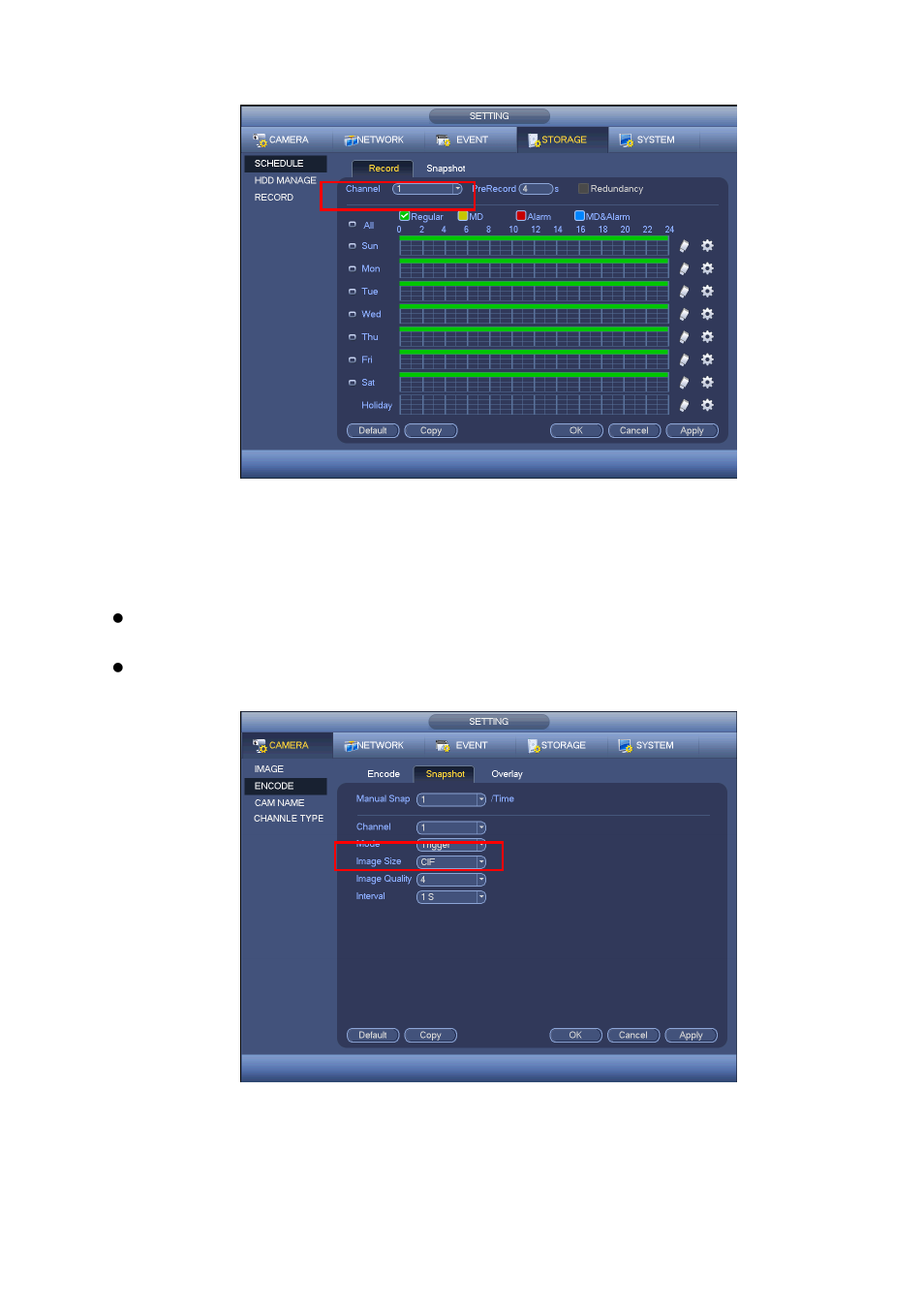 2 trigger snapshot | AGI Security SYS-HC0451S2 User Manual | Page 178 / 276