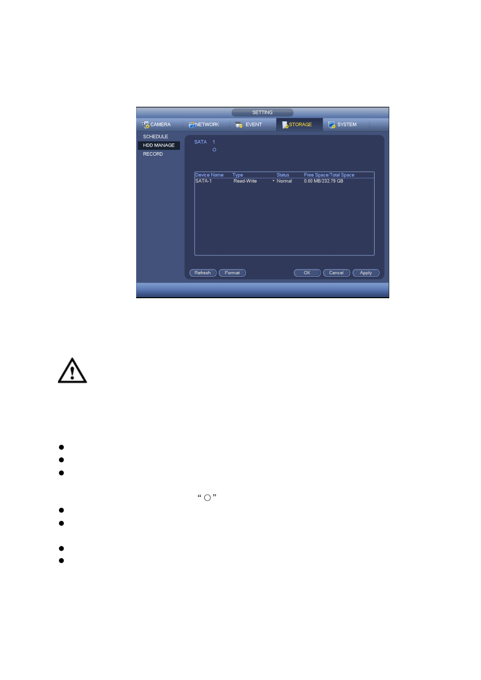 2 hdd manager, 3 record, 1 record control | AGI Security SYS-HC0451S2 User Manual | Page 180 / 276