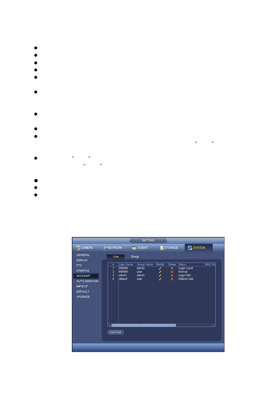 5 account | AGI Security SYS-HC0451S2 User Manual | Page 194 / 276
