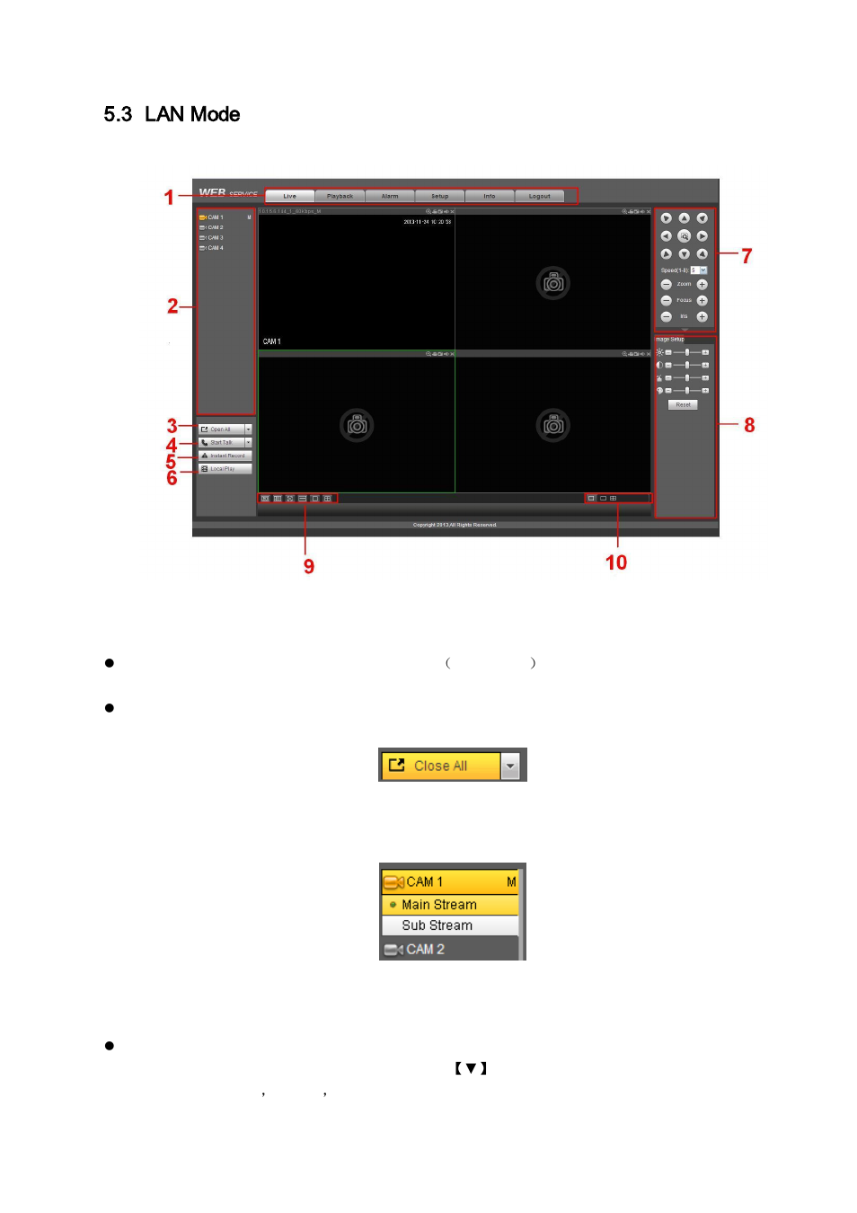 3 lan mode, Lan mode | AGI Security SYS-HC0451S2 User Manual | Page 201 / 276