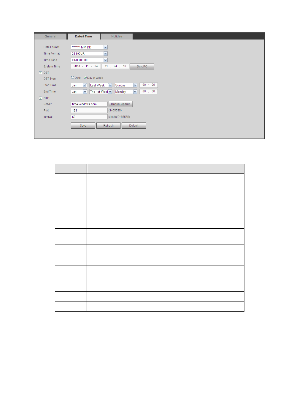 3 holiday setup | AGI Security SYS-HC0451S2 User Manual | Page 241 / 276