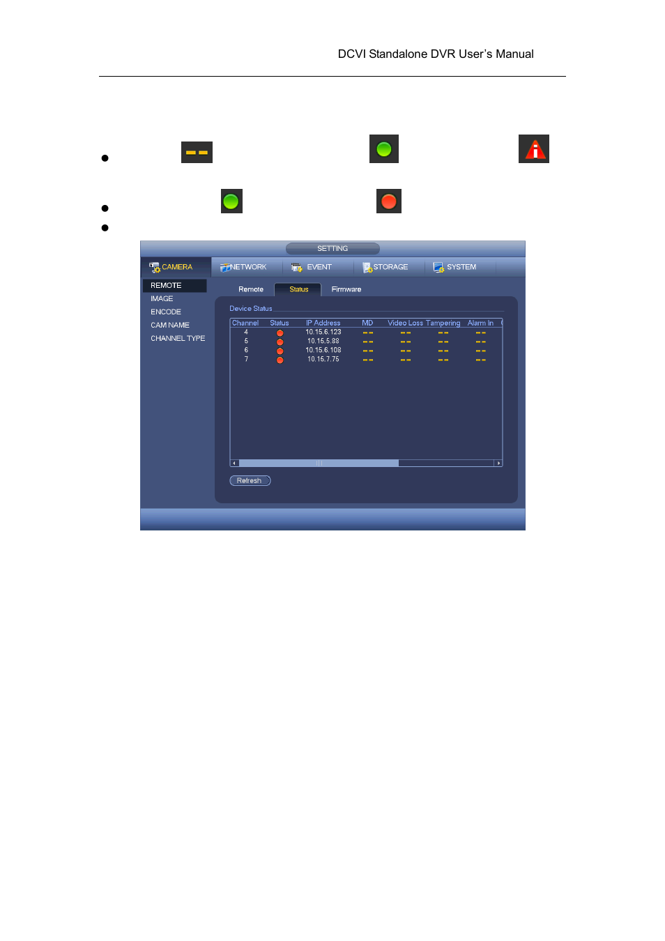 2 channel status, 3 firmware | AGI Security SYS-HC0451 HDCVI DVR User Manual User Manual | Page 104 / 285