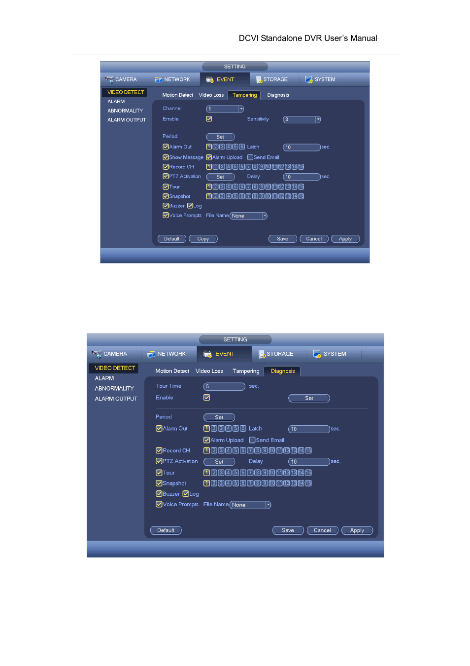 4 diagnosis | AGI Security SYS-HC0451 HDCVI DVR User Manual User Manual | Page 138 / 285