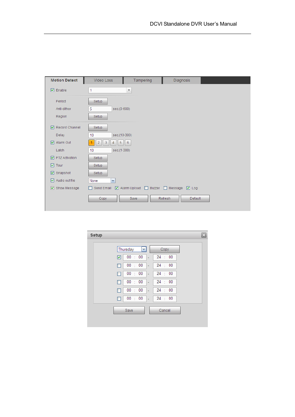 3 event, 1 video detect, 1 motion detect | Event | AGI Security SYS-HC0451 HDCVI DVR User Manual User Manual | Page 217 / 285