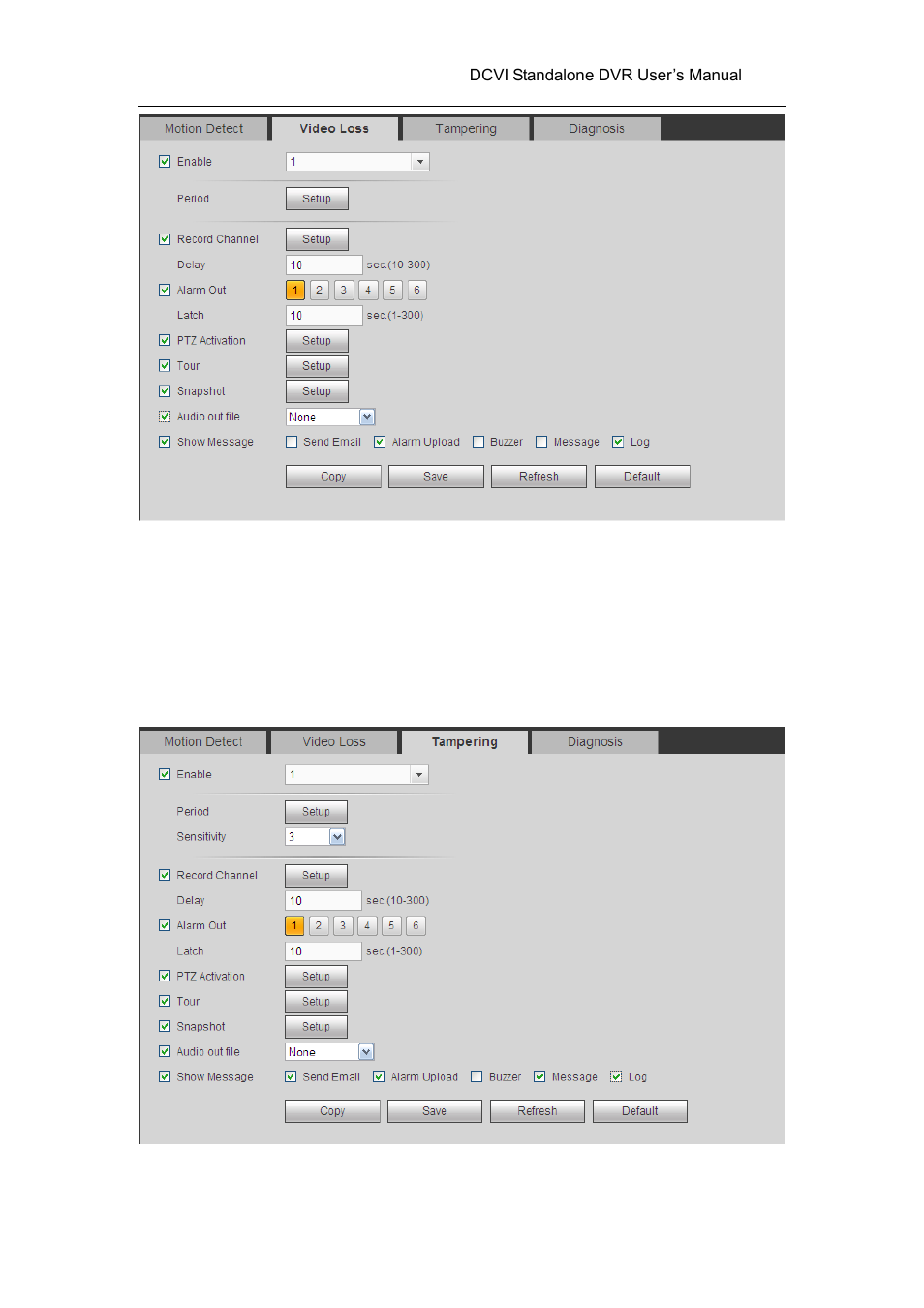 3 tampering, Figure 5-59 | AGI Security SYS-HC0451 HDCVI DVR User Manual User Manual | Page 221 / 285