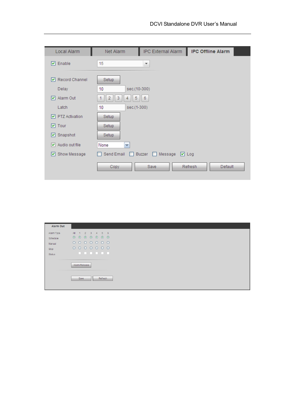 3 alarm output, 4 abnormality, Figure 5-70 | AGI Security SYS-HC0451 HDCVI DVR User Manual User Manual | Page 227 / 285