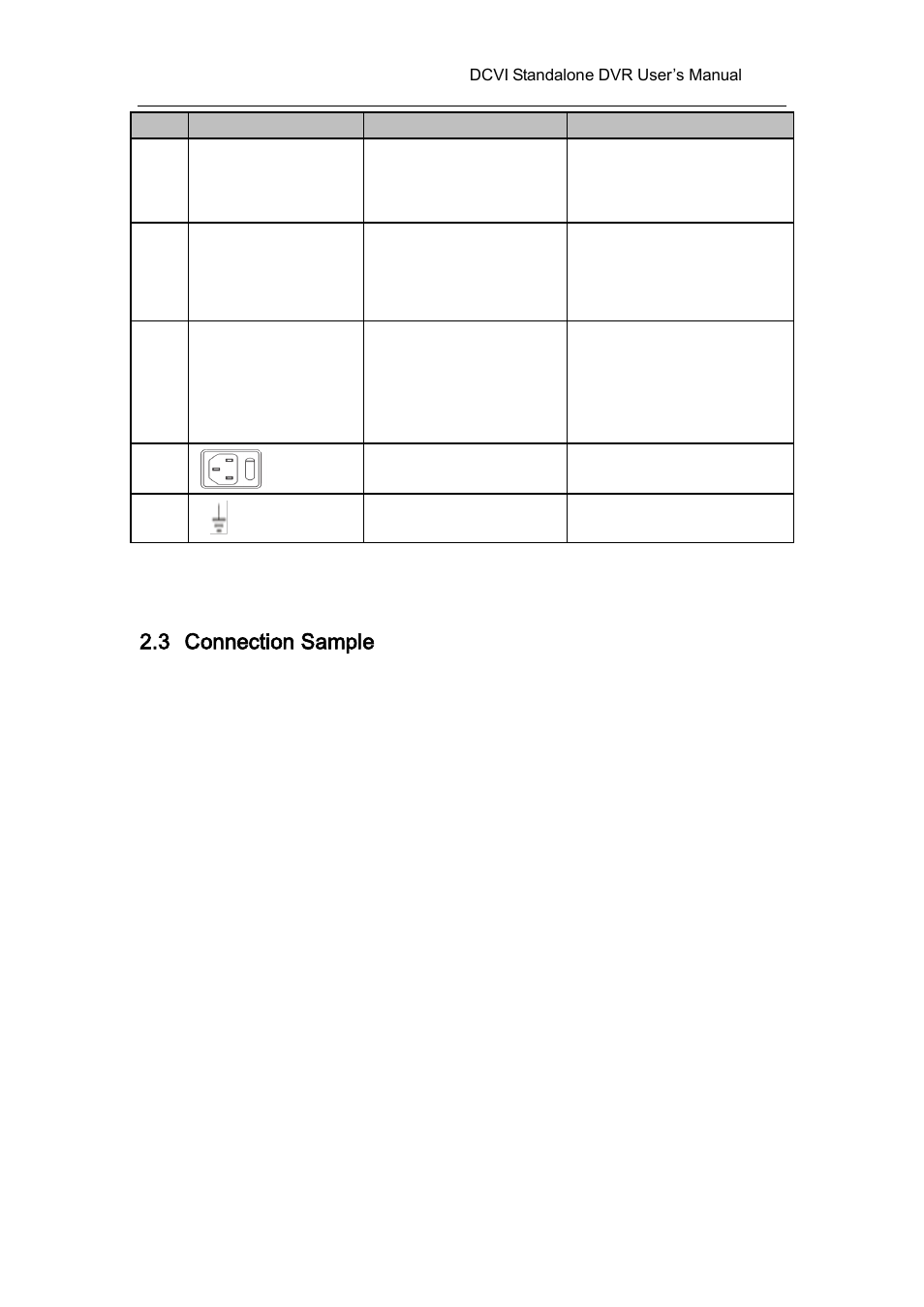 3 connection sample, 1 advanced 1080p 1.5u series, Connection sample | Advanced 1080p 1.5u series | AGI Security SYS-HC0451 HDCVI DVR User Manual User Manual | Page 44 / 285