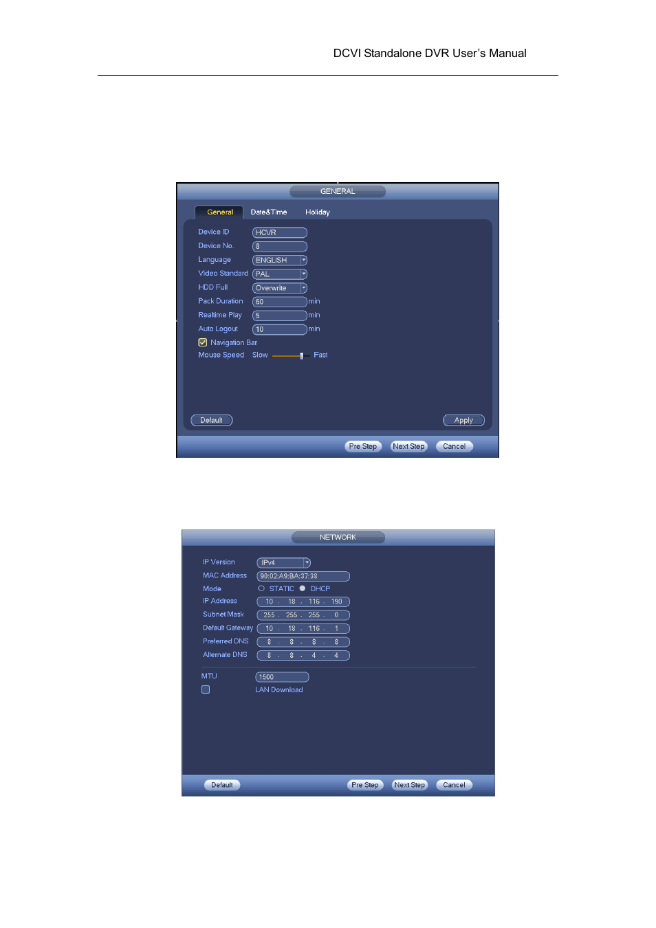 AGI Security SYS-HC0451 HDCVI DVR User Manual User Manual | Page 64 / 285