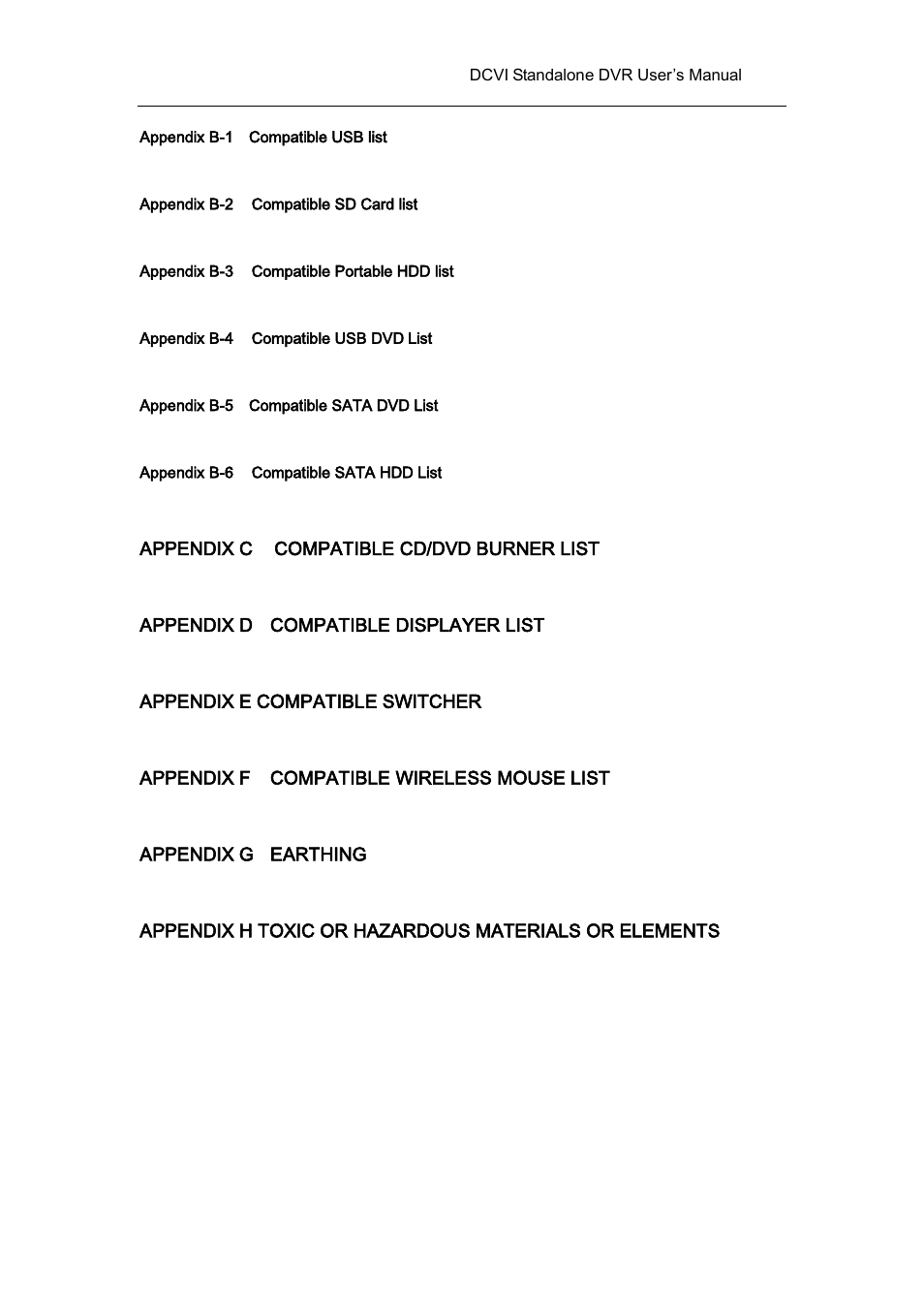 AGI Security SYS-HC0451 HDCVI DVR User Manual User Manual | Page 7 / 285