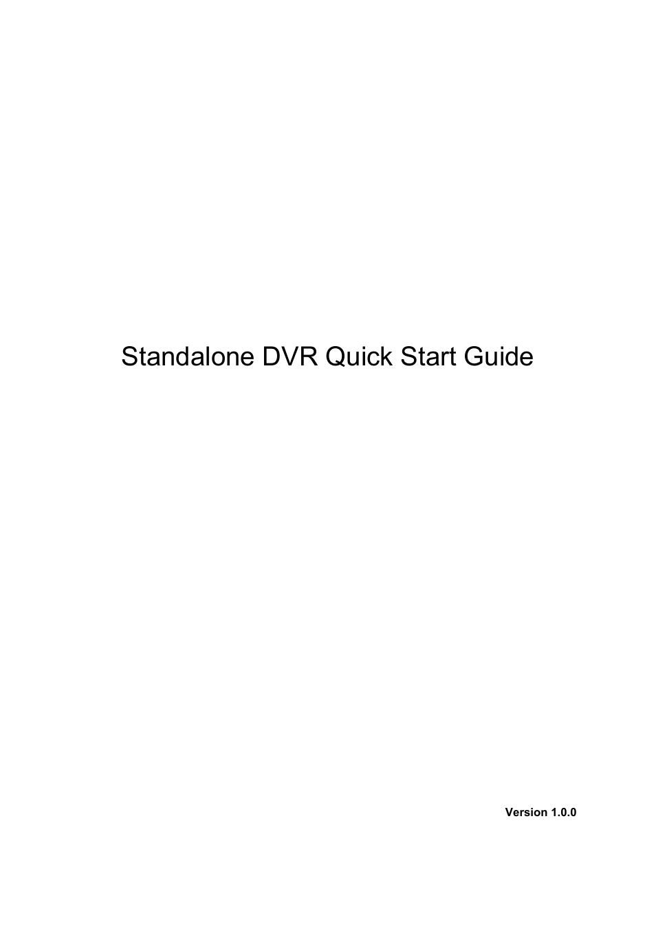 AGI Security SYS-HC0451 Standalone DVR Quick Start Guide User Manual | 39 pages