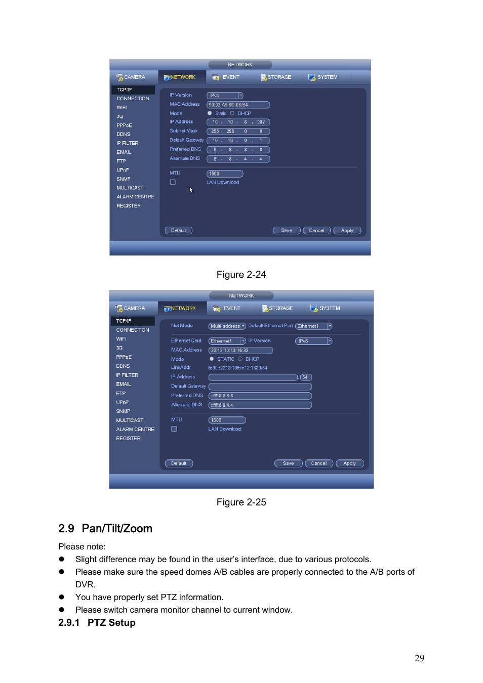 9 pan/tilt/zoom | AGI Security SYS-HC0451 Standalone DVR Quick Start Guide User Manual | Page 33 / 39