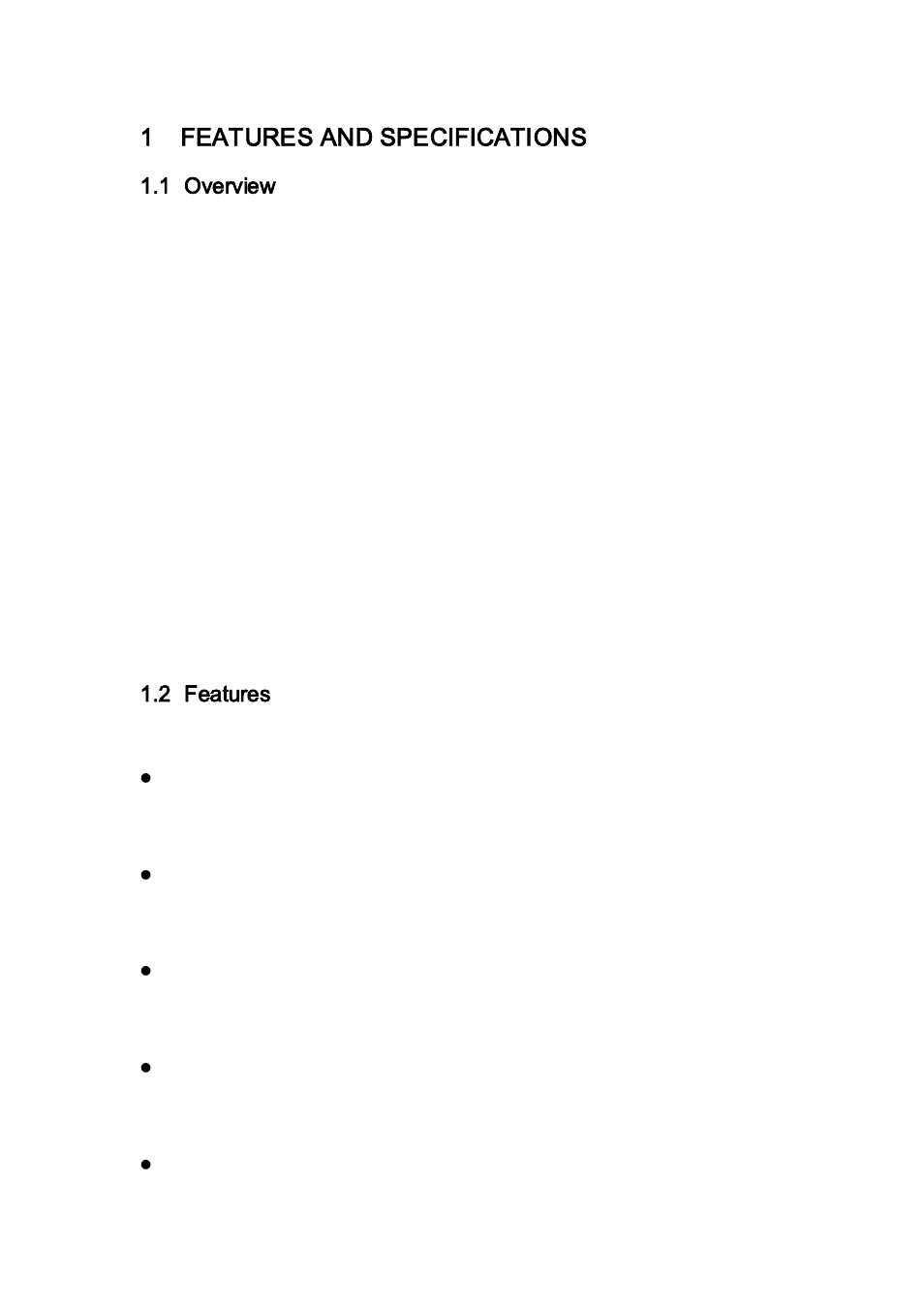 1 features and specifications, 1 overview, 2 features | Features and specifications, Overview, Features | AGI Security SYS-HC0851S2 User Manual | Page 10 / 266