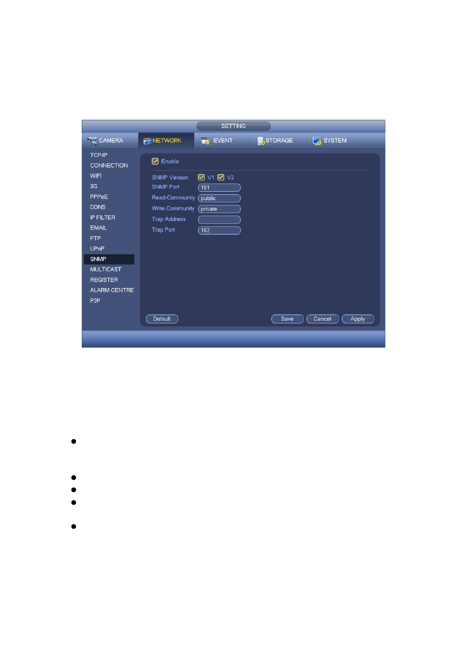 11 snmp | AGI Security SYS-HC0851S2 User Manual | Page 124 / 266