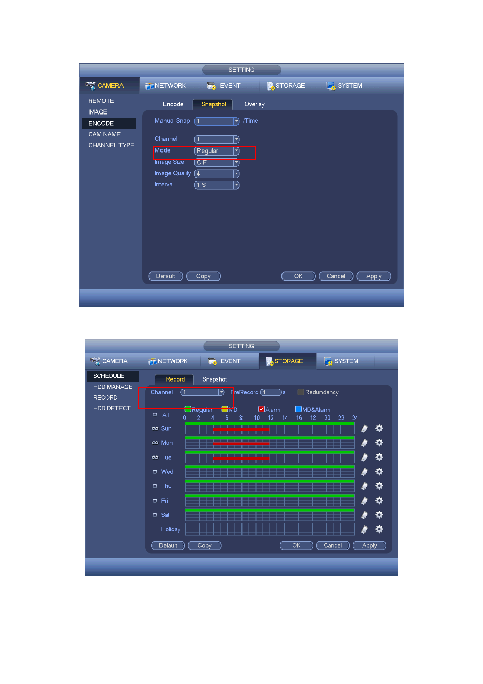 2 trigger snapshot | AGI Security SYS-HC0851S2 User Manual | Page 147 / 266