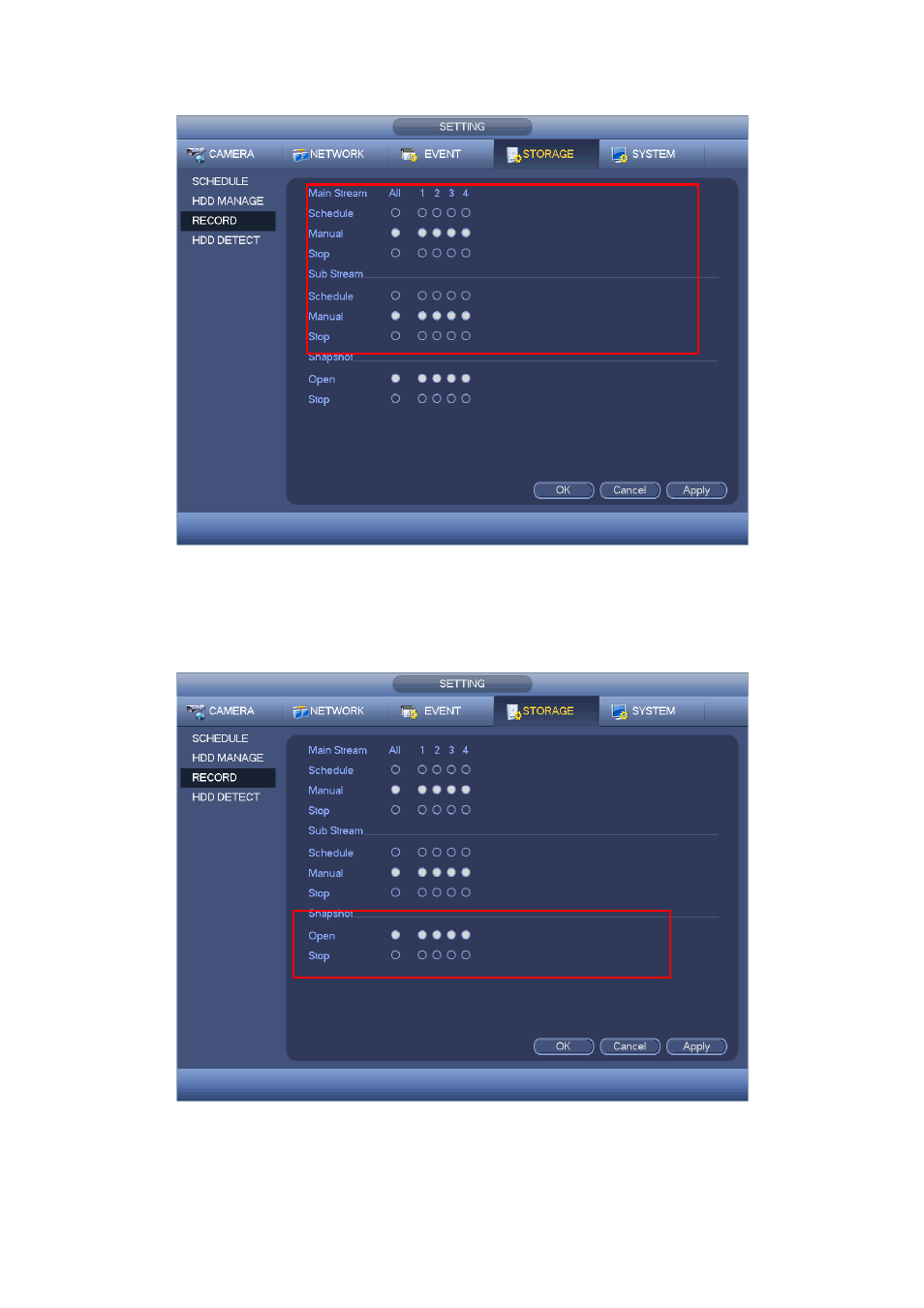 2 snapshot operation | AGI Security SYS-HC0851S2 User Manual | Page 152 / 266