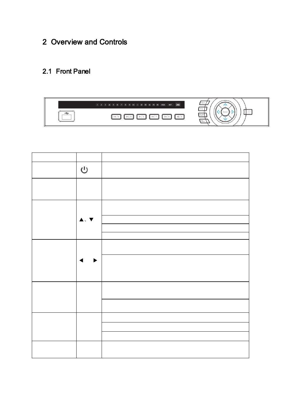 2 overview and controls, 1 front panel, 1 1u series | Overview and controls, Front panel, 1u series | AGI Security SYS-HC0851S2 User Manual | Page 24 / 266