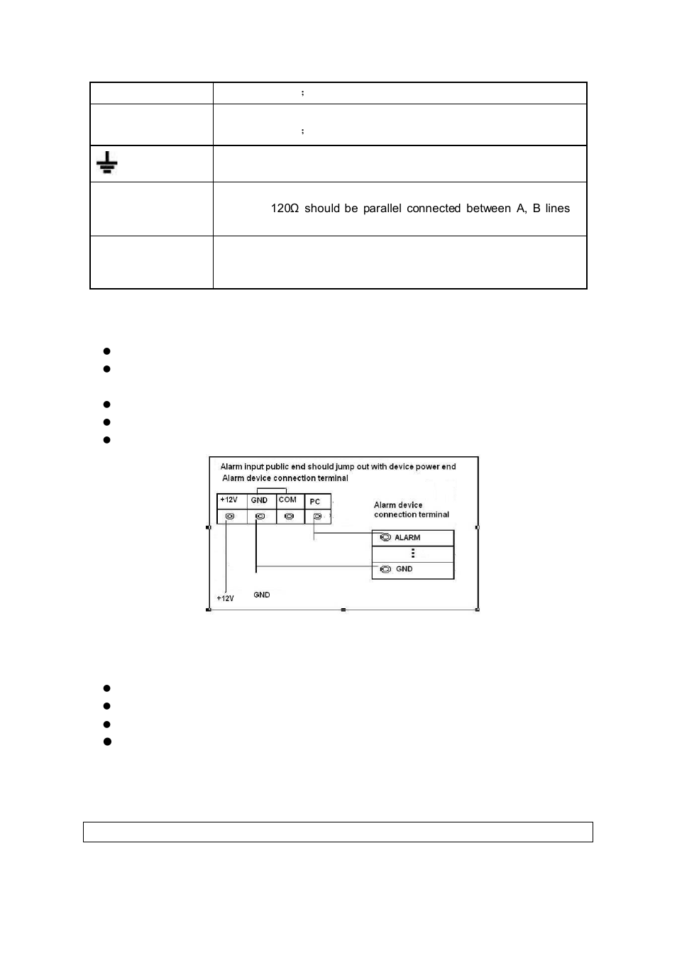 2 alarm input port, 3 alarm output port, Alarm input port | Alarm output port | AGI Security SYS-HC0851S2 User Manual | Page 60 / 266