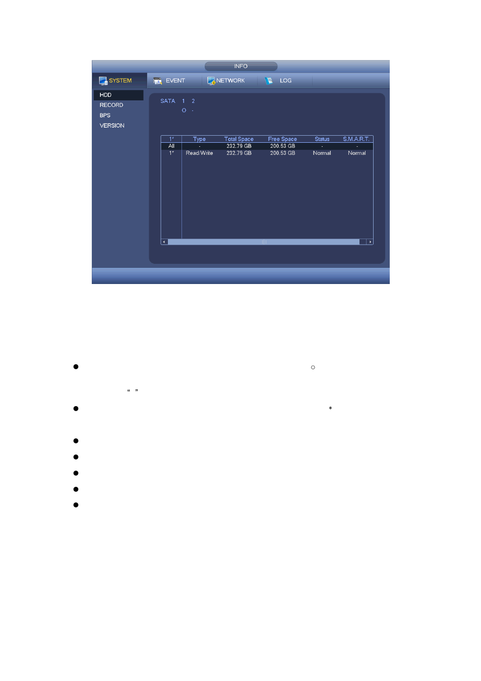 1 hdd information | AGI Security SYS-HC0851S2 User Manual | Page 92 / 266