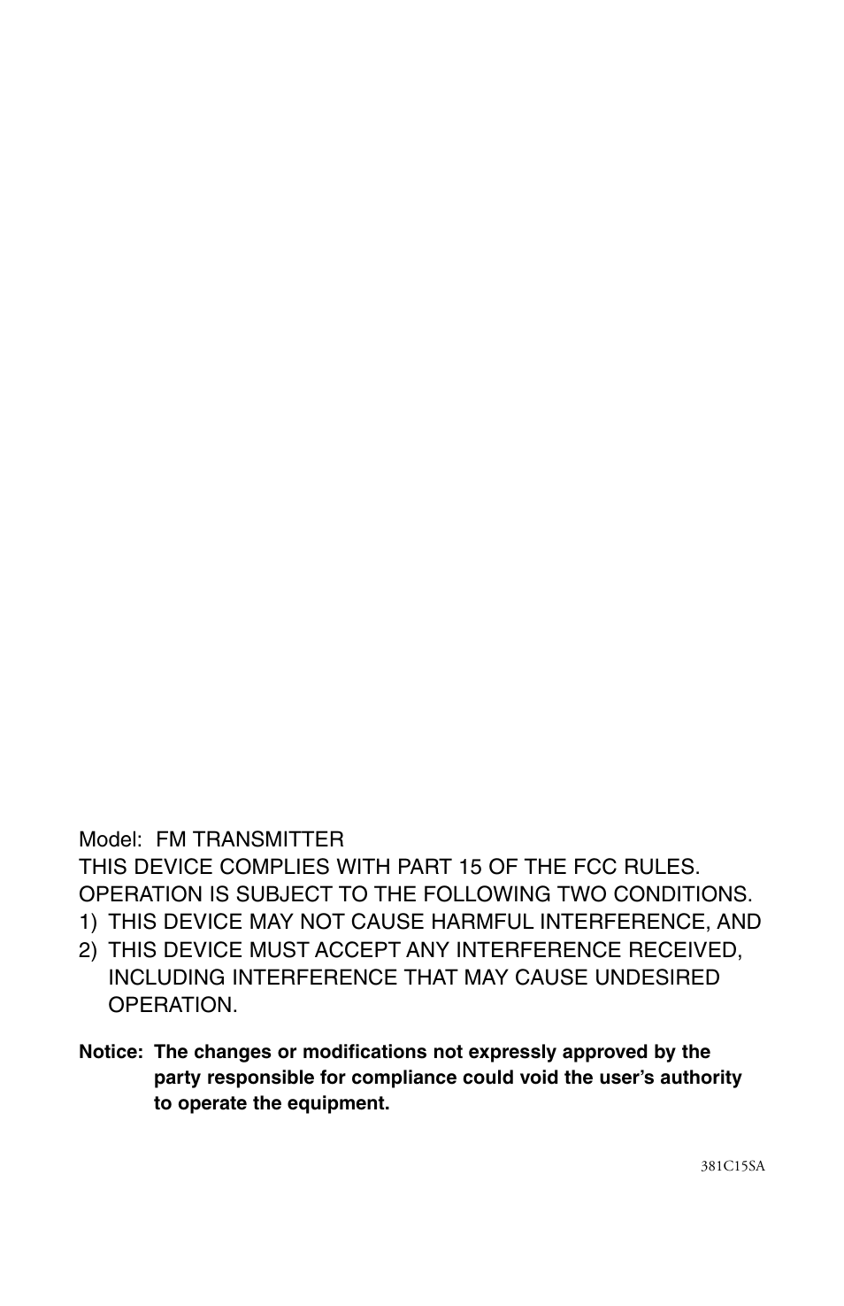 C. Crane Satellite Radio User Manual | Page 16 / 16