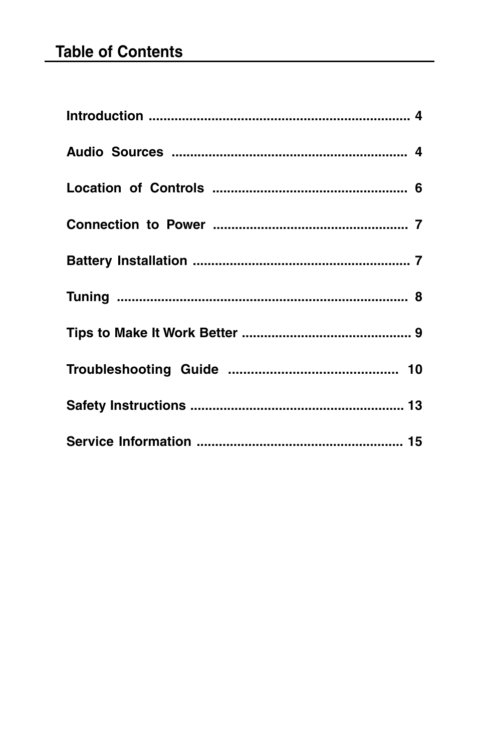C. Crane Satellite Radio User Manual | Page 3 / 16