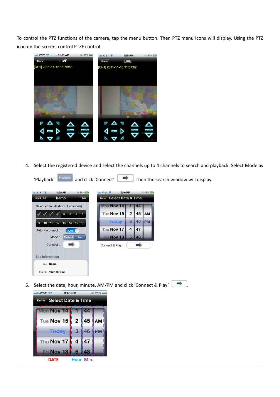 3-2.ptz control, 3-3. playback | AGI Security SYS-HD0420A User Manual | Page 101 / 119