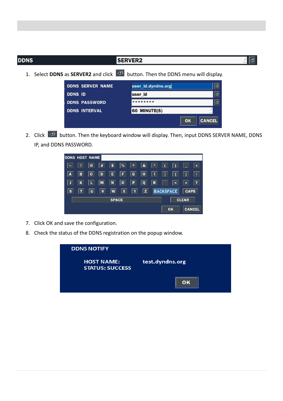 Network setup – using public ddns | AGI Security SYS-HD0420A User Manual | Page 105 / 119