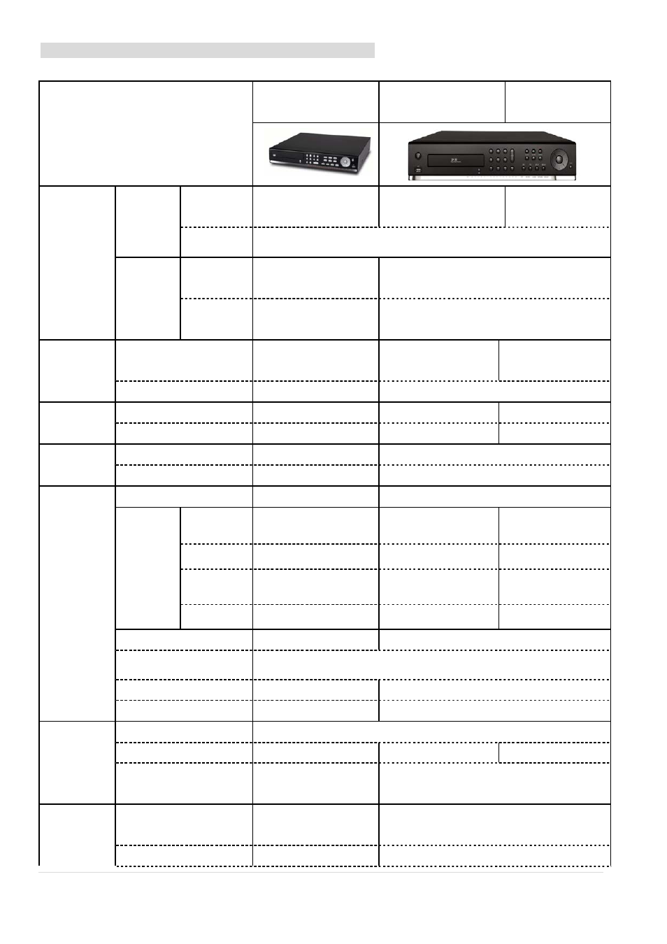 Dvr specifications: hd-sdi real-time 4/8/16ch dvr, 4ch 8ch 16ch | AGI Security SYS-HD0420A User Manual | Page 114 / 119