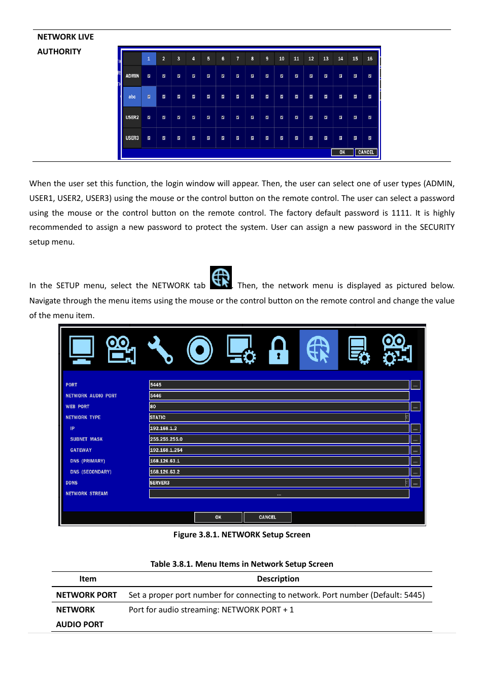 8. setup – network mode | AGI Security SYS-HD0420A User Manual | Page 39 / 119