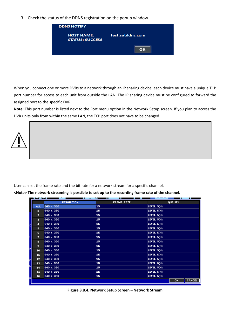 8-2. network ports, 8-3. network stream | AGI Security SYS-HD0420A User Manual | Page 41 / 119