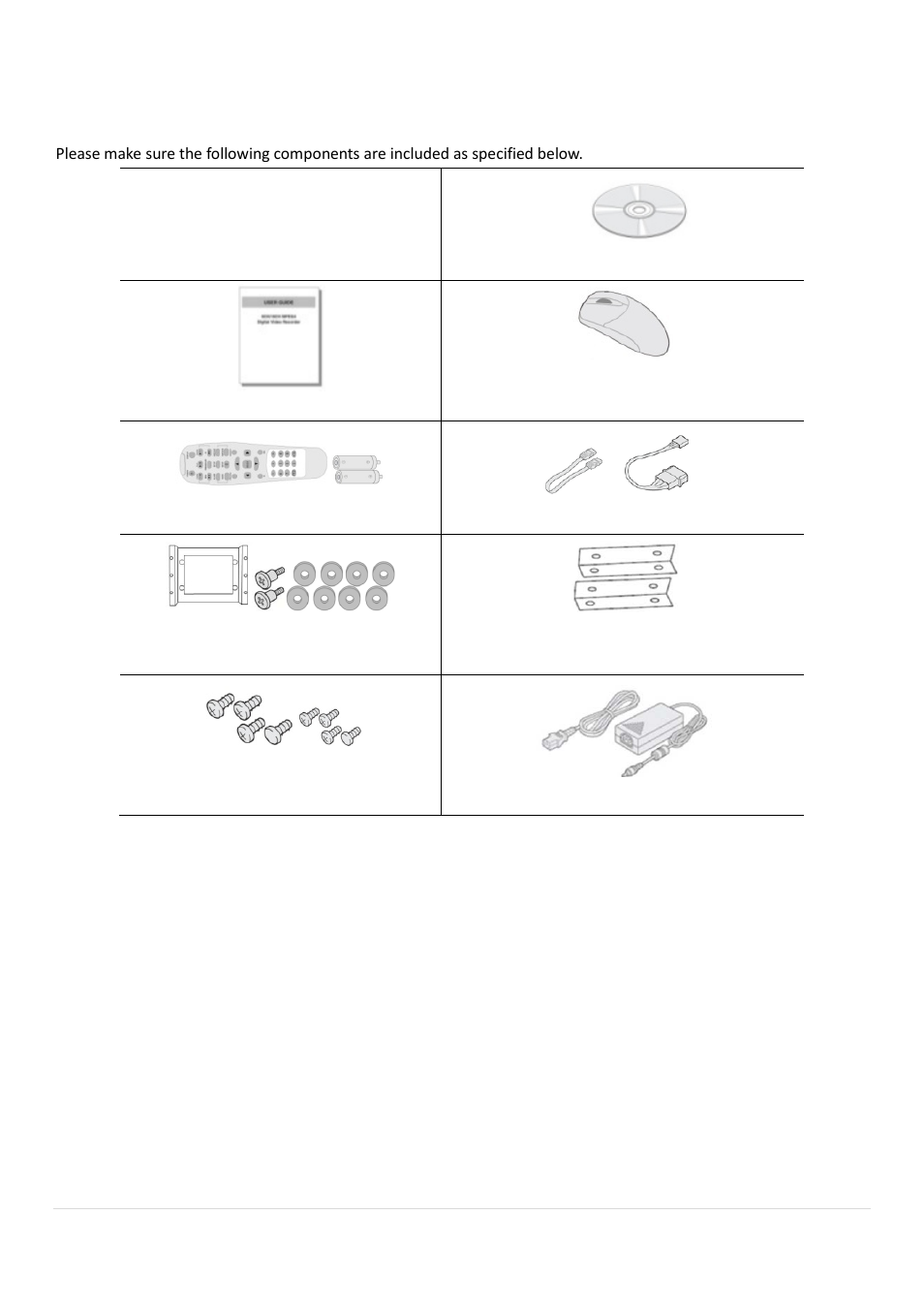 Product components | AGI Security SYS-HD0420A User Manual | Page 7 / 119