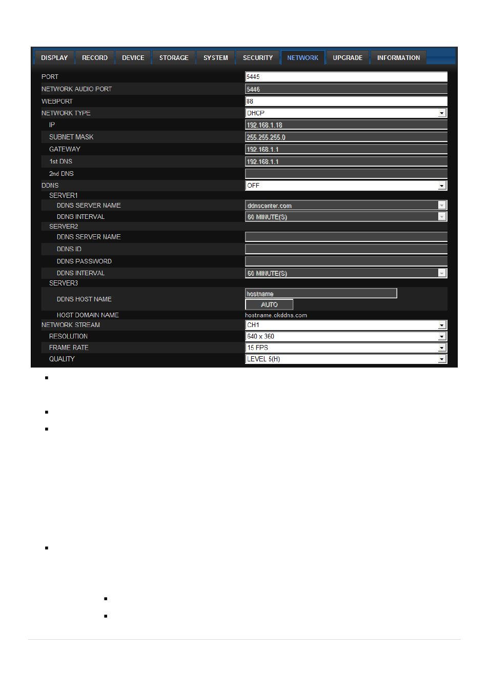 7. network | AGI Security SYS-HD0420A User Manual | Page 95 / 119