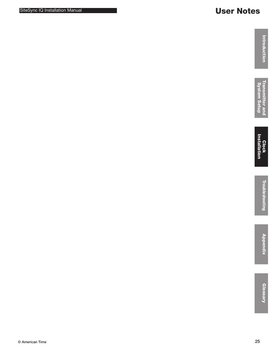 American Time Wireless Remote Transmitter User Manual | Page 25 / 39