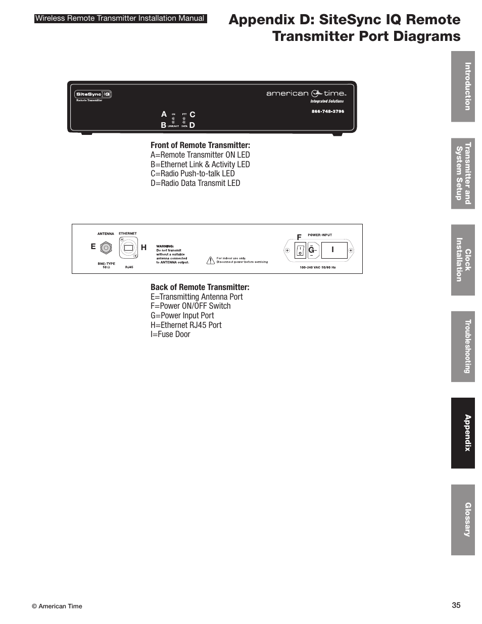 Appendix f: installing usb/flash drive update | American Time Wireless Remote Transmitter User Manual | Page 35 / 39