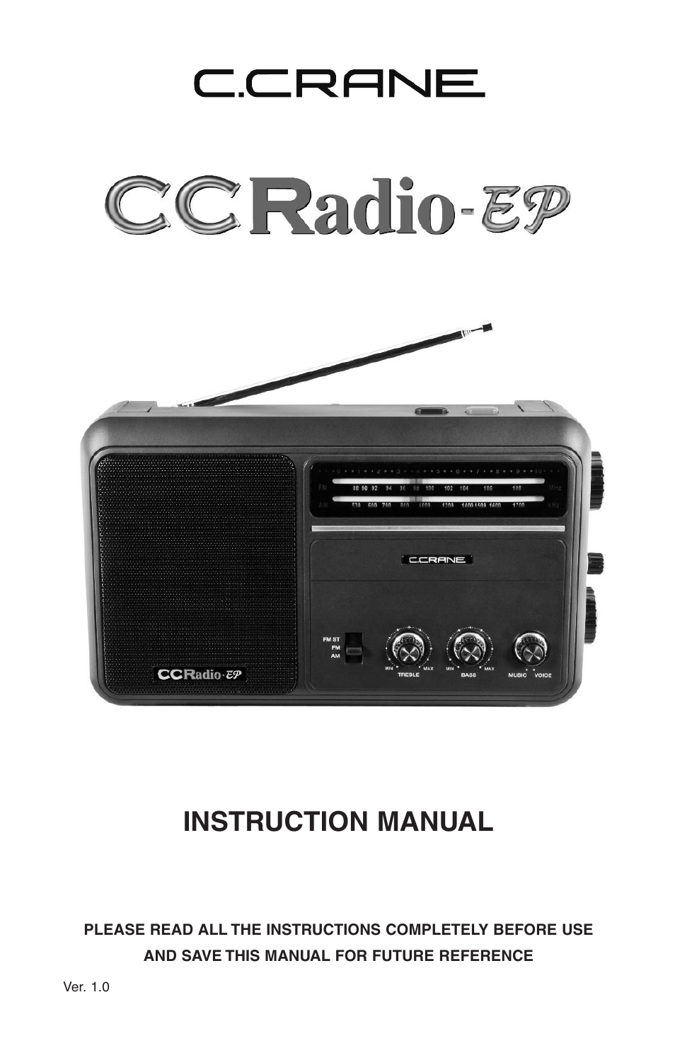 C. Crane Radio User Manual | 12 pages