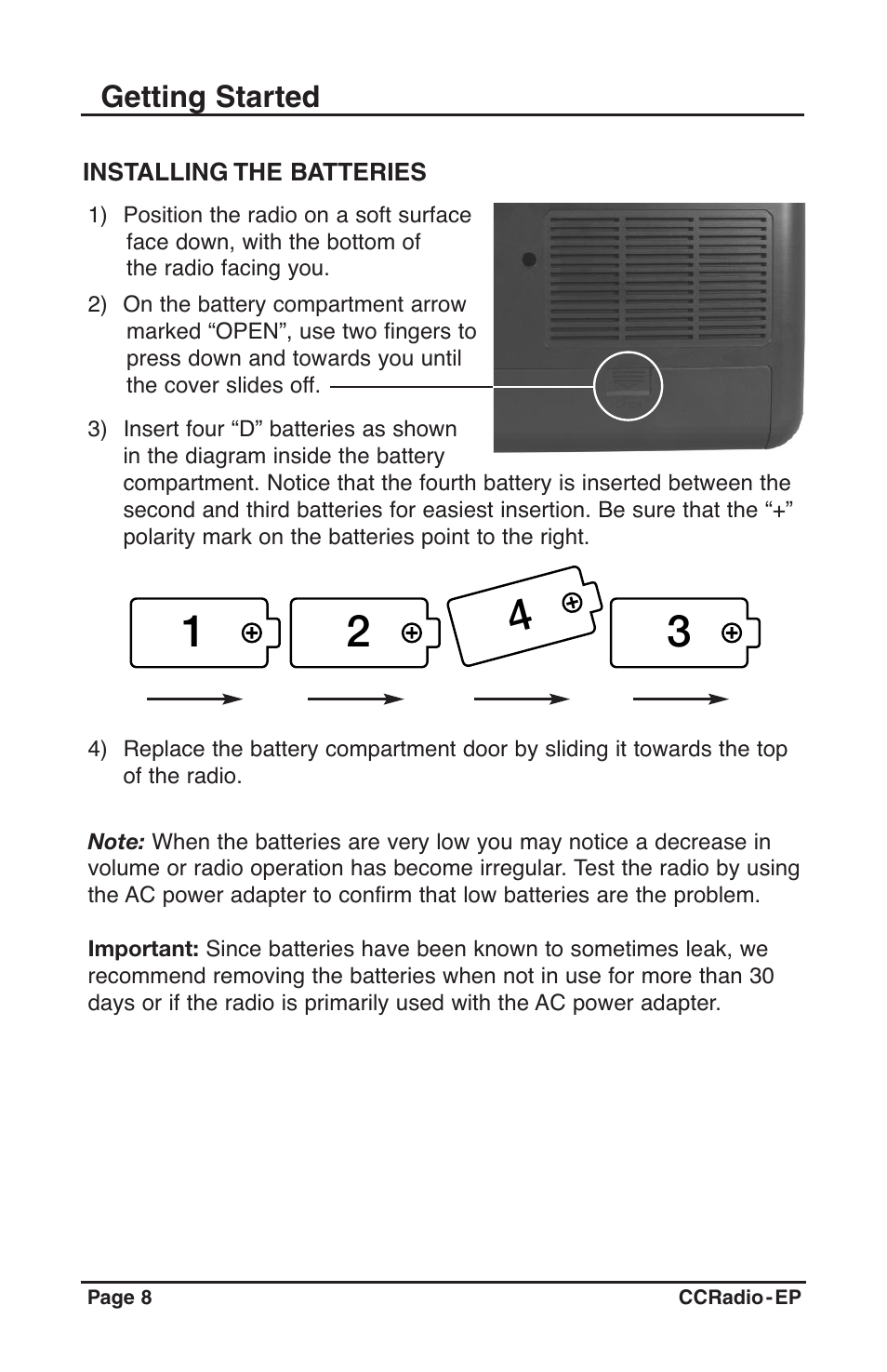 Getting started | C. Crane Radio User Manual | Page 8 / 12