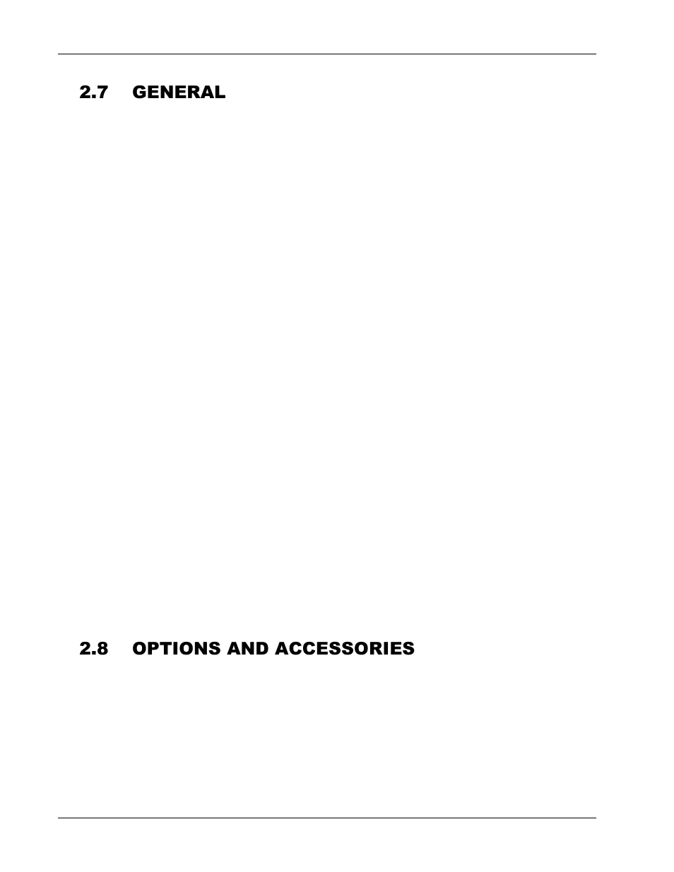 General -5, Options and accessories -5, 7 general | 8 options and accessories | AMETEK CW-M User Manual | Page 15 / 48