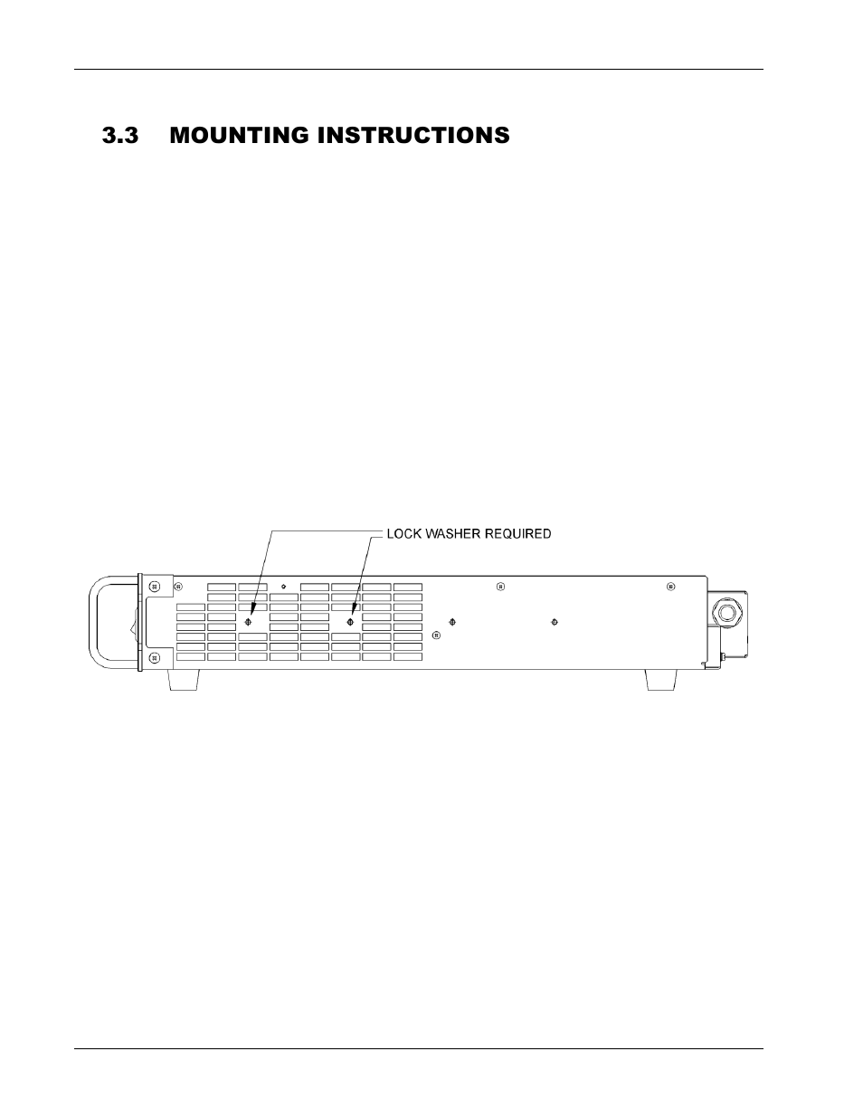 Mounting instructions -5, Figure 3-1. slide mounting -5, 3 mounting instructions | AMETEK CW-M User Manual | Page 21 / 48