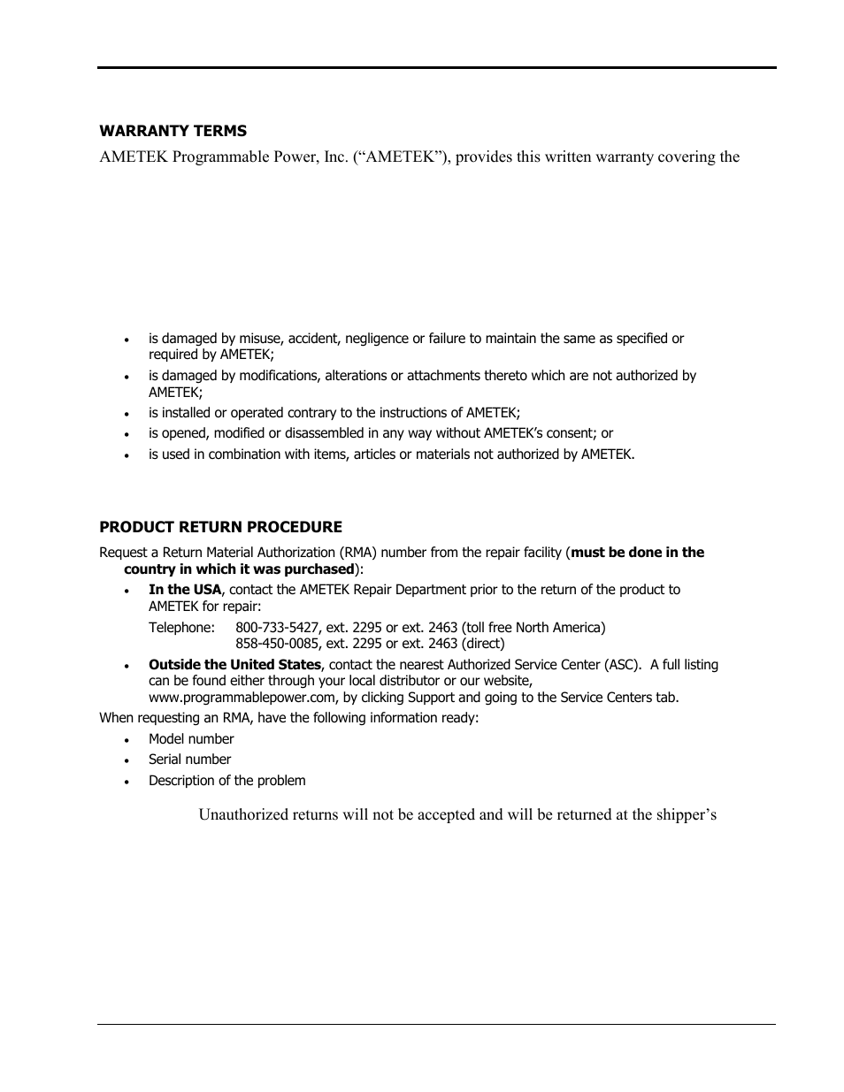 AMETEK Compact i/iX Series User Manual | Page 6 / 157