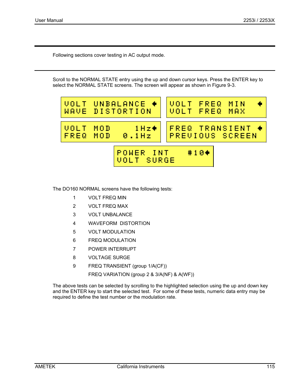 AMETEK Compact IX 2253 User Manual | Page 115 / 157